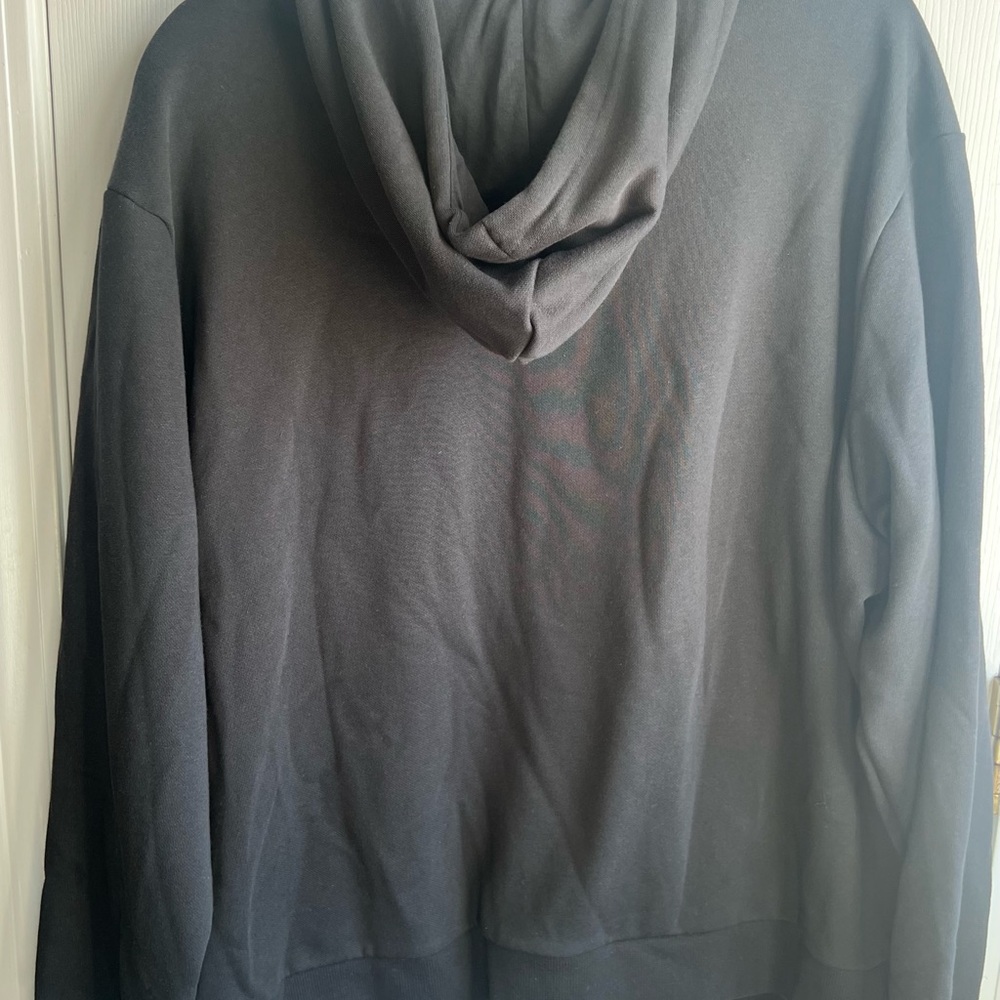 PUMA Women's Black Sweater with Vibrant Pink Logo - Picture 3 of 9